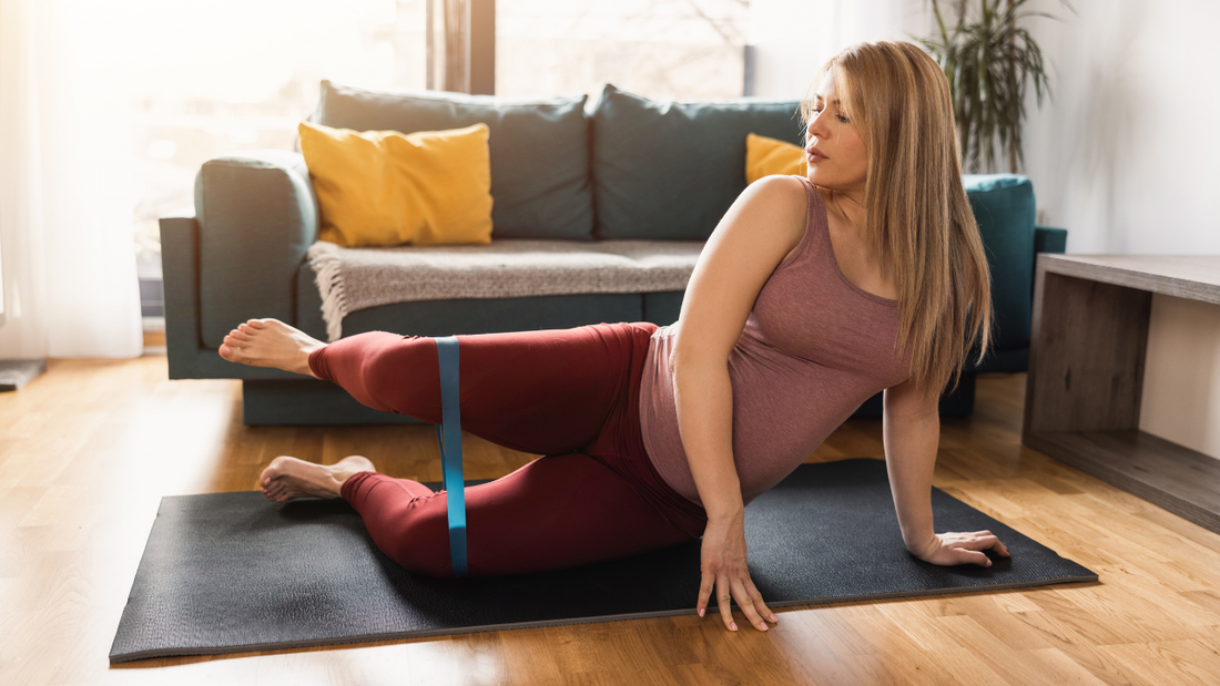 woman trying out new stretches to improve her motion
